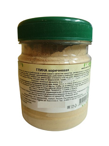 Глина коричневая, 180  гр, пластик (011030) — фото