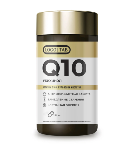 ЧЗ БАД к пище 30 капсул «Коэнзим Q10 с фульвовой кислотой» ЛОГОС ТАБ — фото
