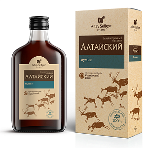 Алтайский с мумие бальзам  0,250 ст (серебрянный ключ) — фото
