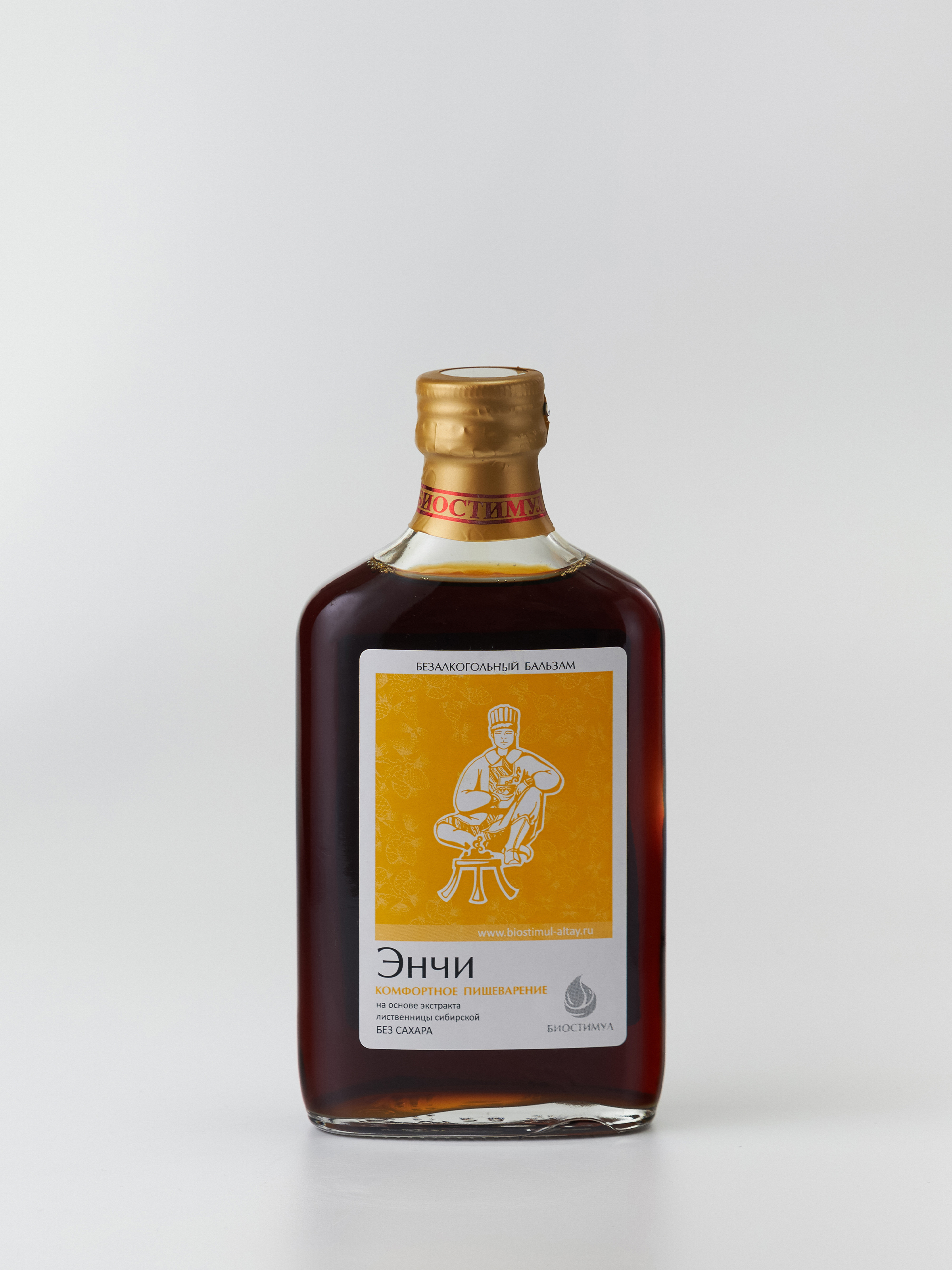 Безалкогольный бальзам "Энчи". Комфортное пищеварение 250мл без сахара — фото