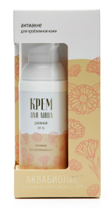 Дневной крем для лица АКВАБИОЛИС "Антиакне" 50 мл. — фото