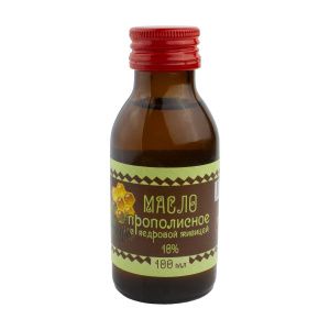 (ЧЗ) Масло прополисное с кедровой живицей. — фото