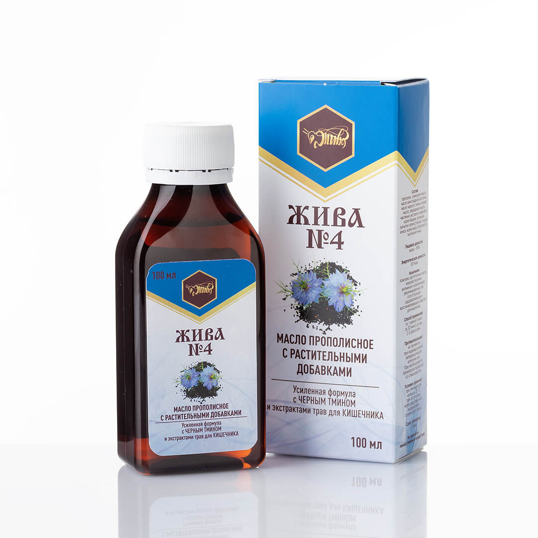 514 Масло на травах "ЖИВА №4" (Для кишечнека) — фото