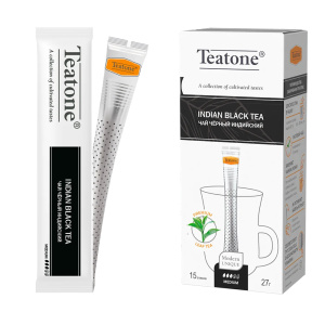 Чай черный индийский TEATONE, 15*1,8 гр. — фото
