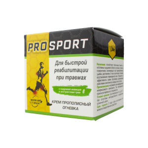 (ЧЗ) Крем прополисный Огневка с кедровой живицей и экстрактами трав для быстрой реабилитации муж — фото