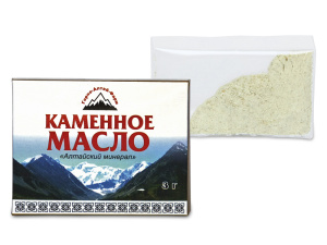 БАД Каменное масло Горного Алтая 3г Алтайский минерал — фото