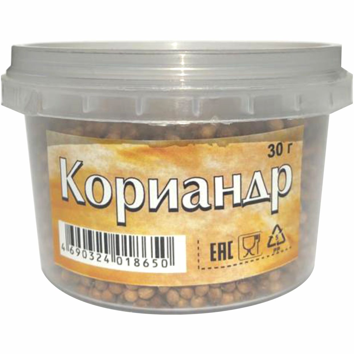 Кориандр, пластик, 30 г (010927) — фото