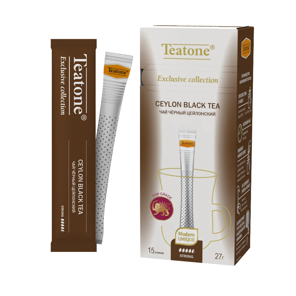 Чай черный цейлонский TEATONE, 15*1,8 гр. — фото