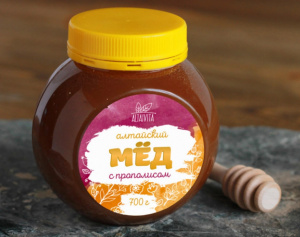 Мед с прополисом | Сбор 2025 года 700 г. — фото