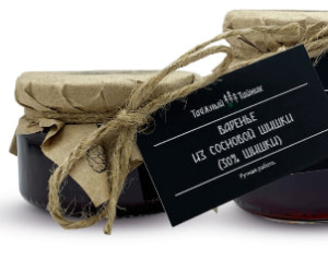 Варенье из СОСНОВОЙ ШИШКИ (30% шишки), 130г — фото