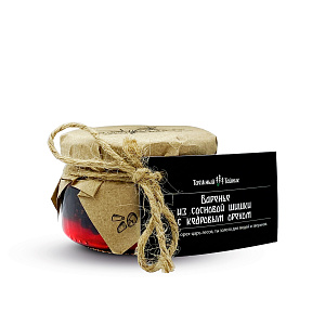 Варенье из СОСНОВОЙ ШИШКИ С КЕДРОВЫМ ОРЕХОМ, 130г — фото