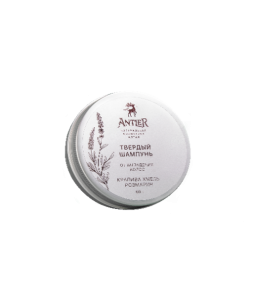 Antler Твердый шампунь от выпадения волос,крапива хмель розмарин 60 г — фото