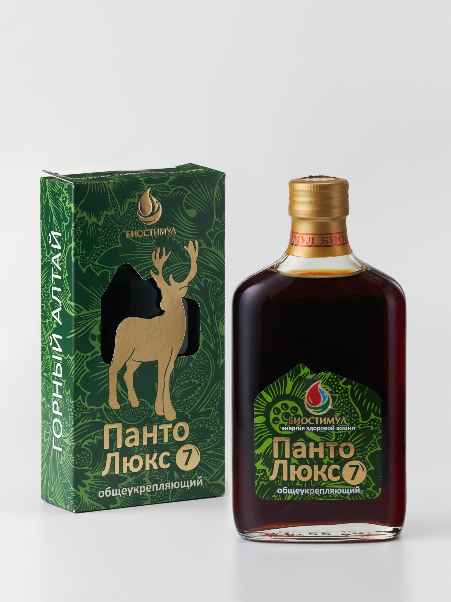 "Панто-Люкс" №7 Общеукрепляющий, безалкогольный фитопанториновый бальзам 250мл — фото