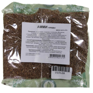 Амми плоды, 50 гр, п/п (010627) — фото