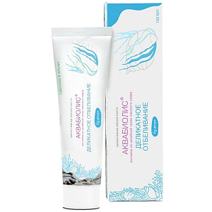 Зубная паста АКВАБИОЛИС "Деликатное отбеливание" 100 мл — фото