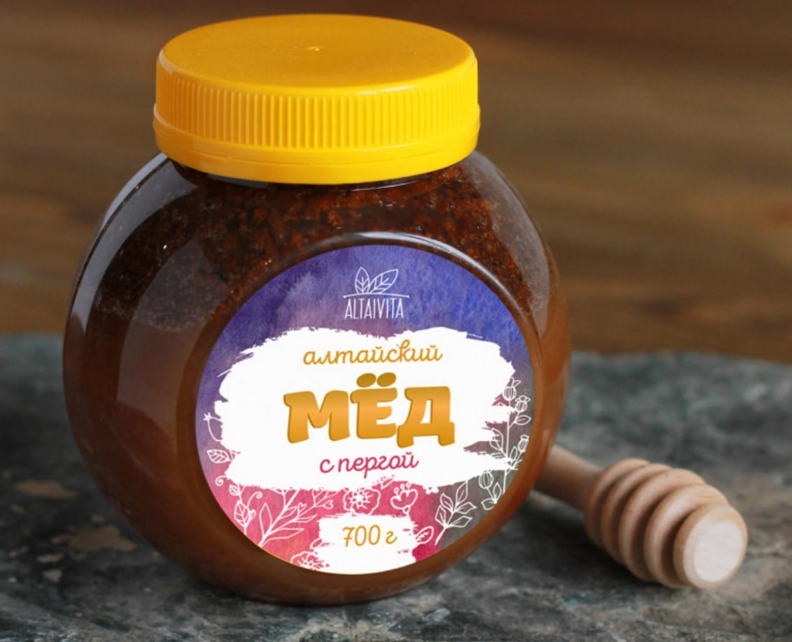 Мед с пергой | Сбор 2025 года 700 г. — фото