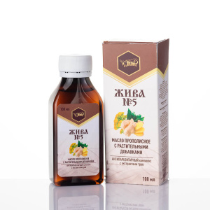515  Масло на травах "ЖИВА №5" (Антипаразитарный комплекс) — фото