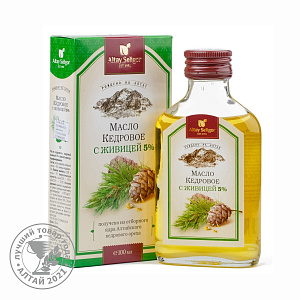 Кедровое масло с живицей 5 %, 100 ст — фото