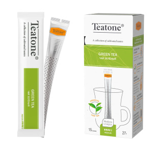 Чай зеленый TEATONE,15*1,8 гр. — фото